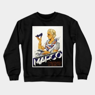 Vintage Advertising Poster France Marco Crewneck Sweatshirt